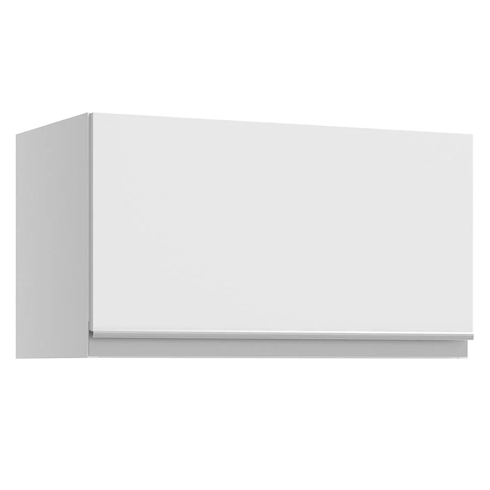 Armário Aéreo Madesa Glamy 60 cm 1 Porta Basculante Branco