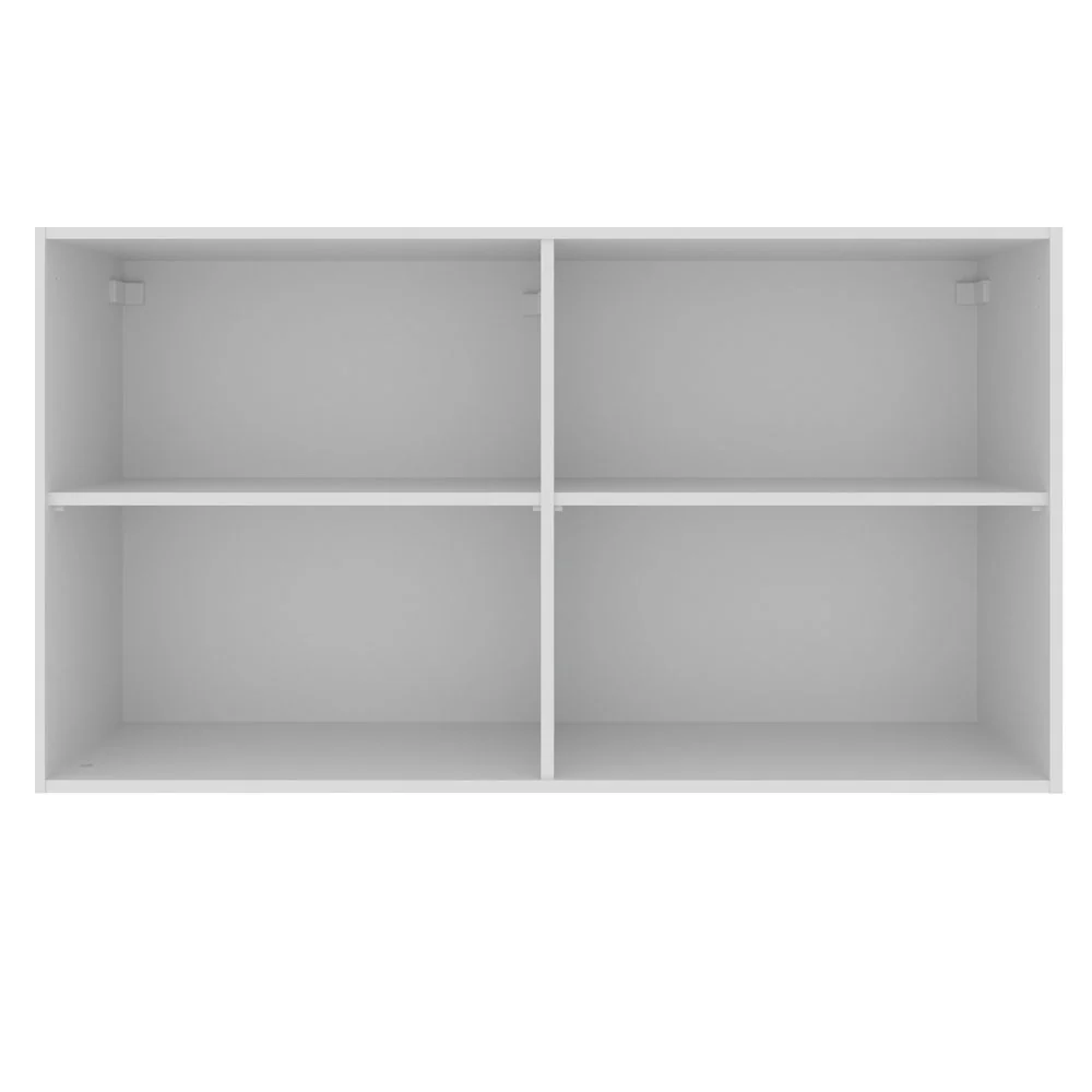 Armário Aéreo Madesa Glamy 120 cm 2 Portas Branco - Image 8
