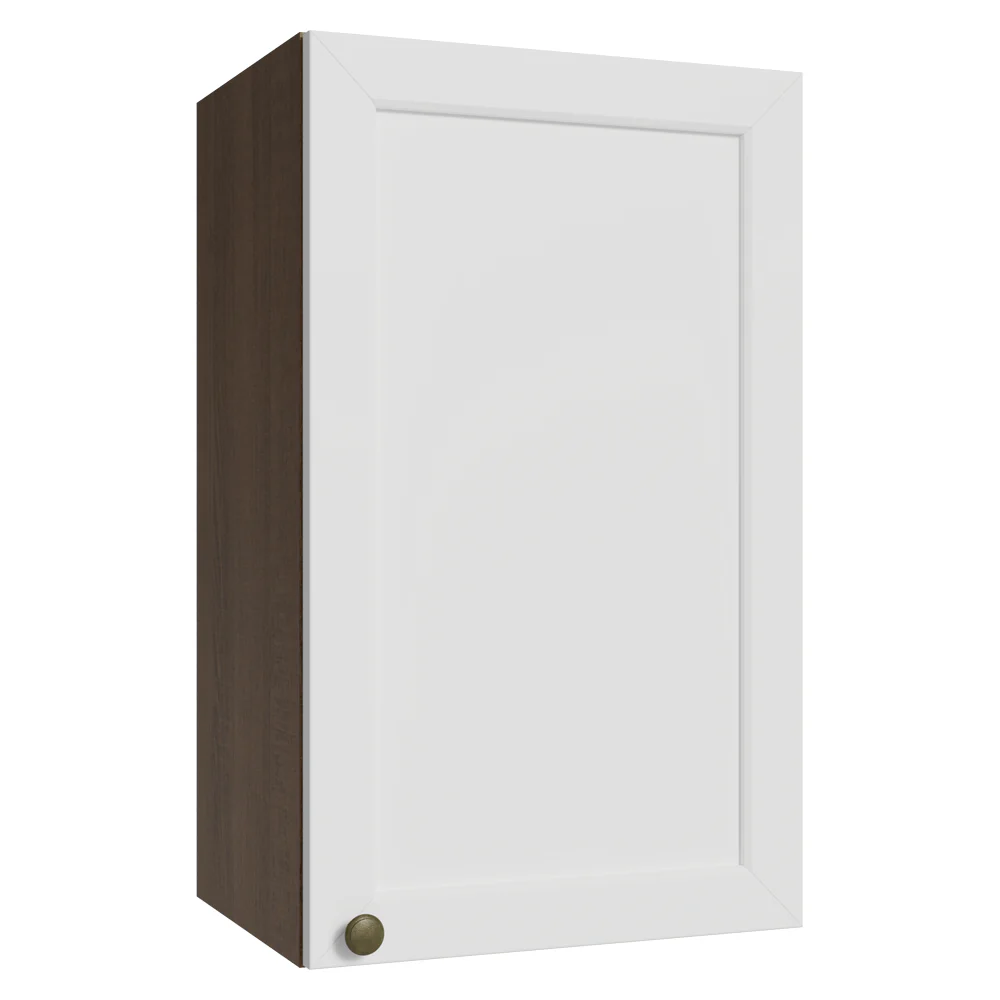 Armário Aéreo 40 cm 1 Porta Rustic/Branco Vik Madesa