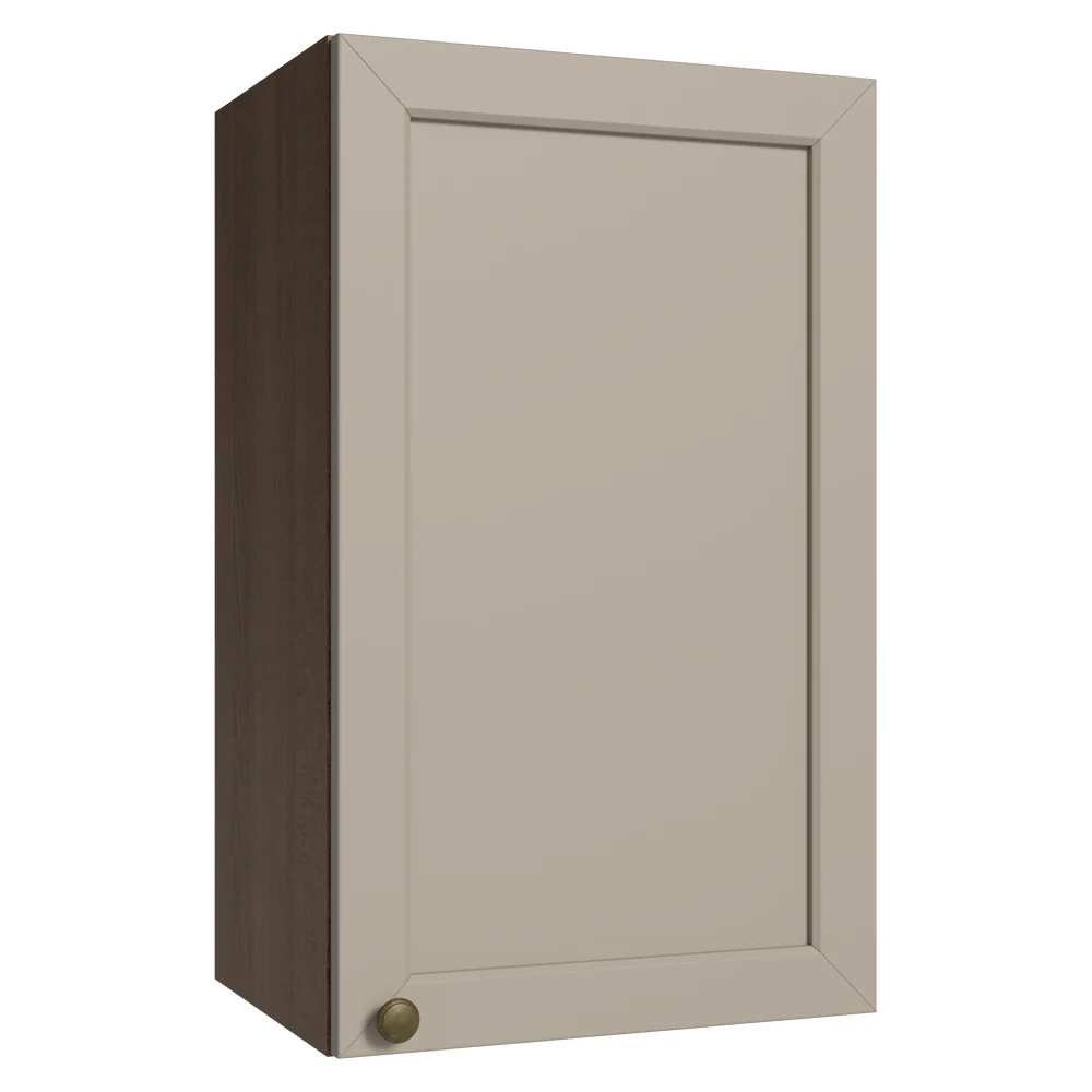 Armário Aéreo 40 cm 1 Porta Rustic/Crema Vik Madesa