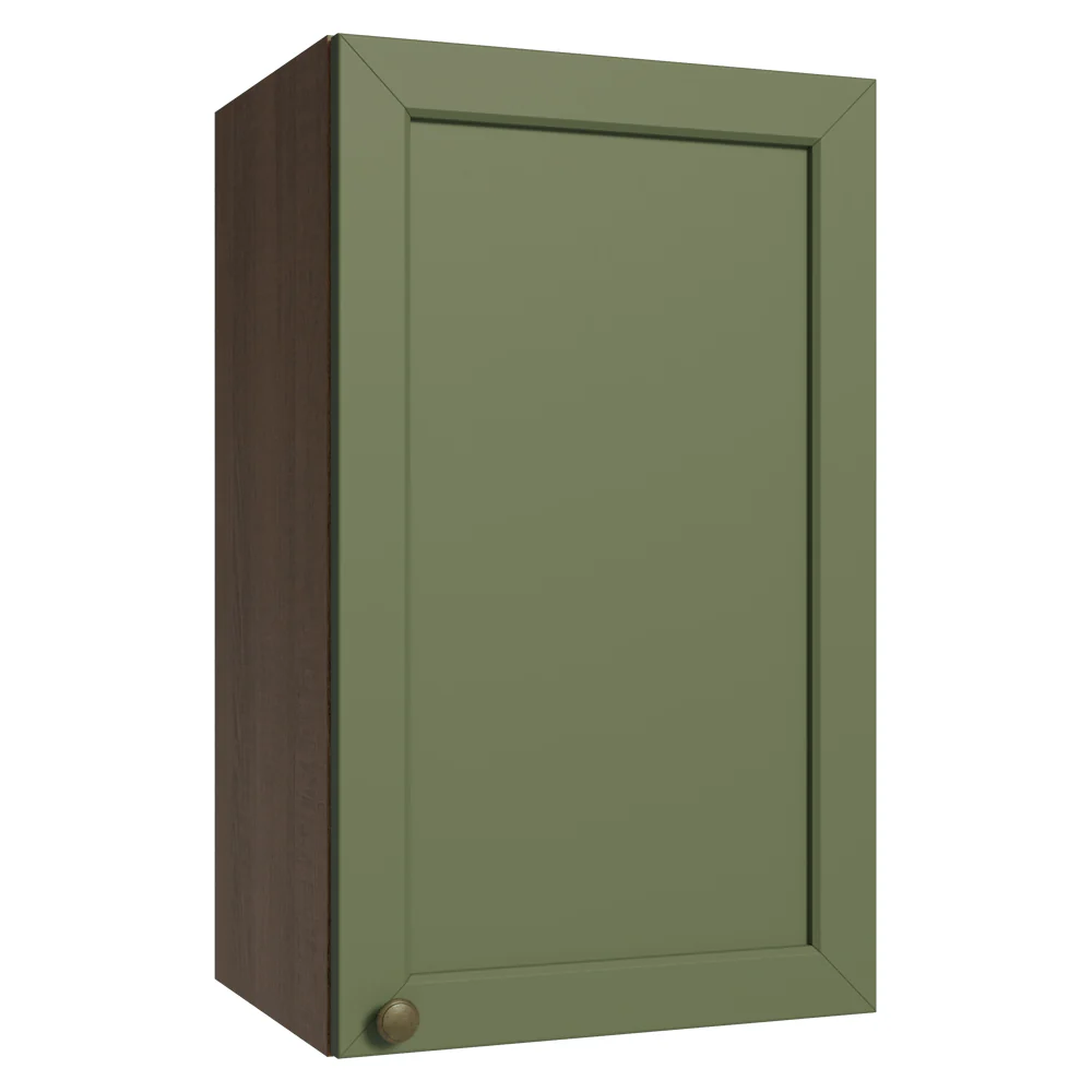 Armário Aéreo 40 cm 1 Porta Rustic/Verde Vik Madesa