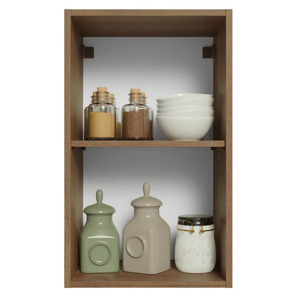 Armário Aéreo 40 cm 1 Porta Rustic/Verde Vik Madesa - Image 4