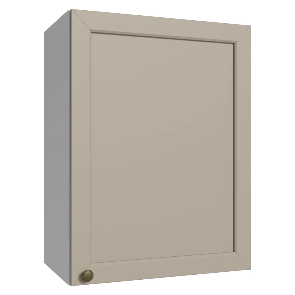 Armário Aéreo 50cm 1 Porta Branco/Crema Vik Madesa