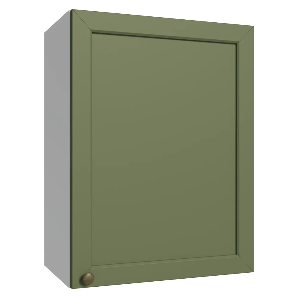 Armário Aéreo 50cm 1 Porta Branco/Verde Vik Madesa