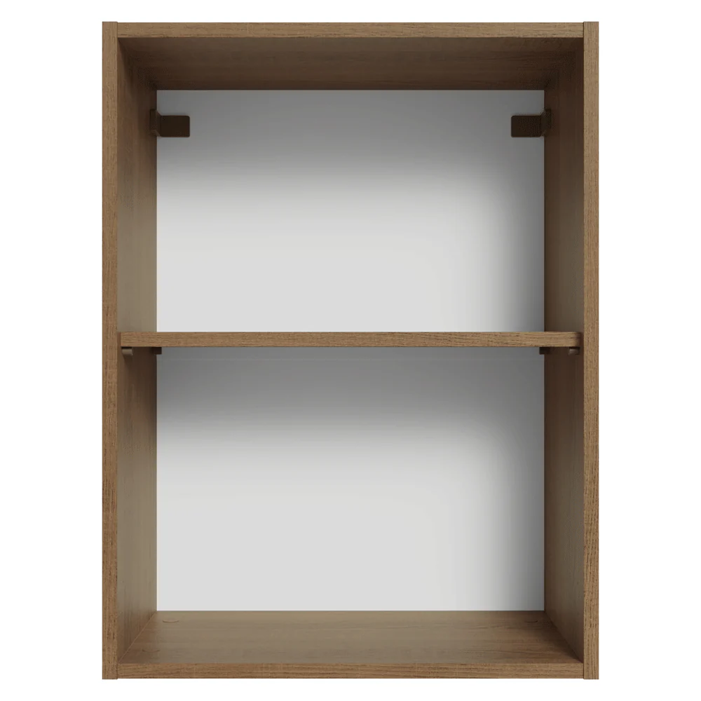 Armário Aéreo 50cm 1 Porta Rustic/Preto Glamy Madesa - Image 6