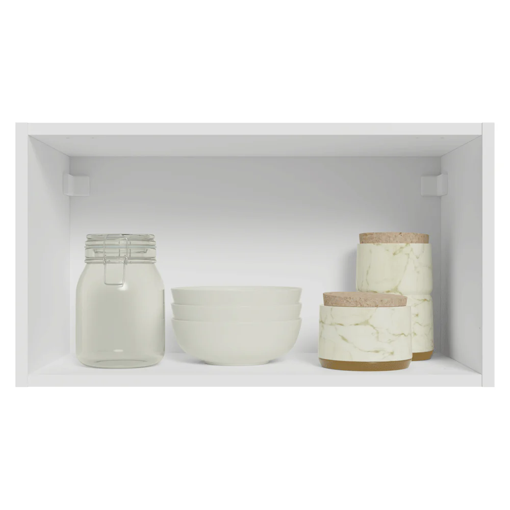 Armário Aéreo 60 cm 1 Porta Basculante Branco/Verde Vik Madesa - Image 4