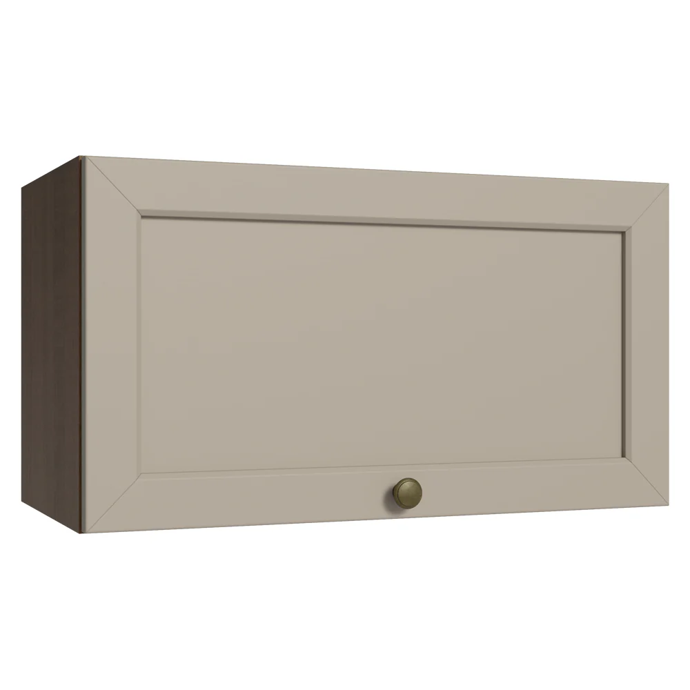 Armário Aéreo 60 cm 1 Porta Basculante Rustic/Crema Vik Madesa