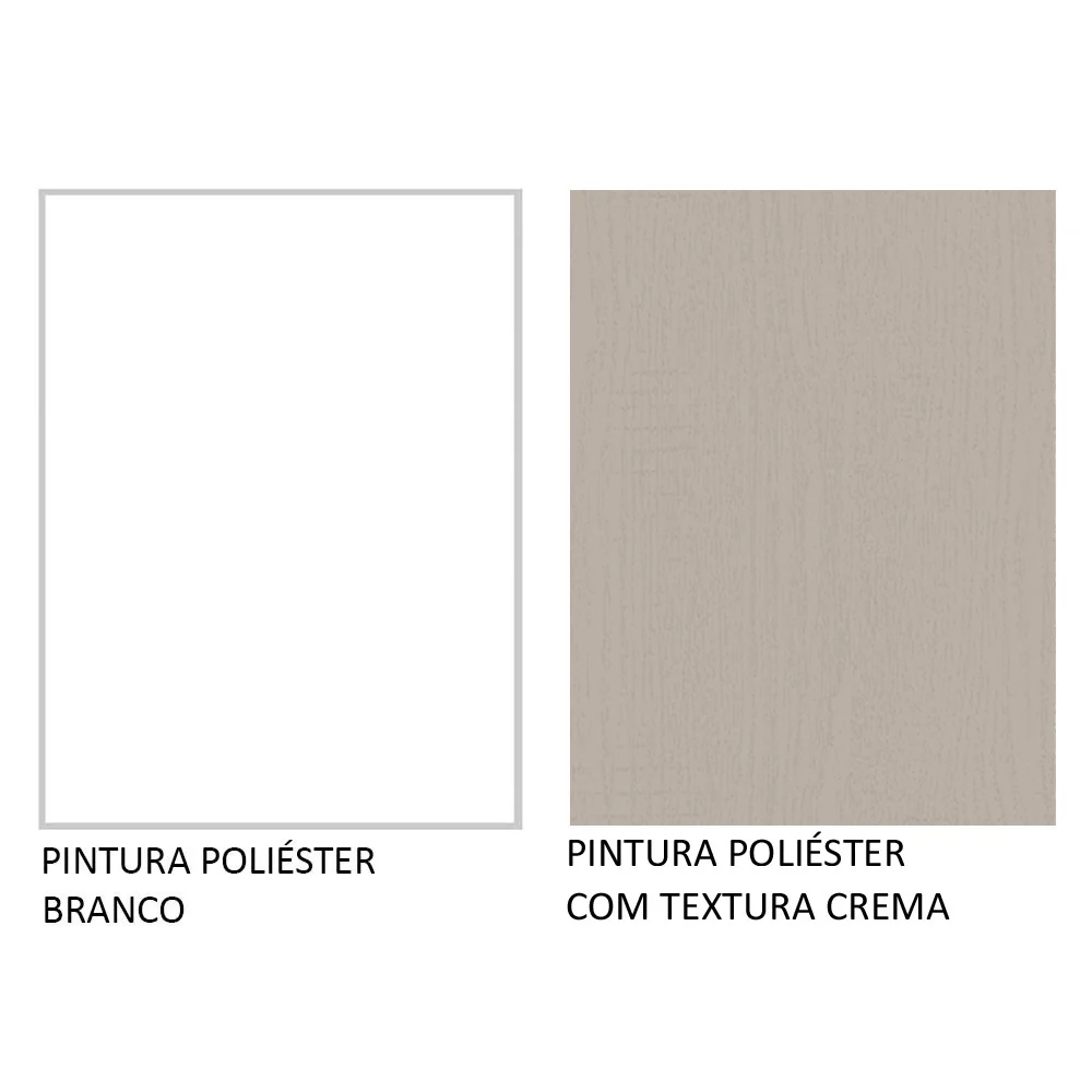 Armário Aéreo 60 cm 1 Porta Branco/Crema Agata Madesa - Image 8