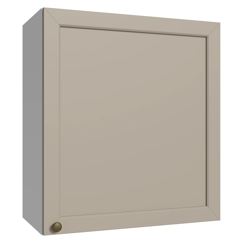 Armário Aéreo 60 cm 1 Porta Branco/Crema Vik Madesa