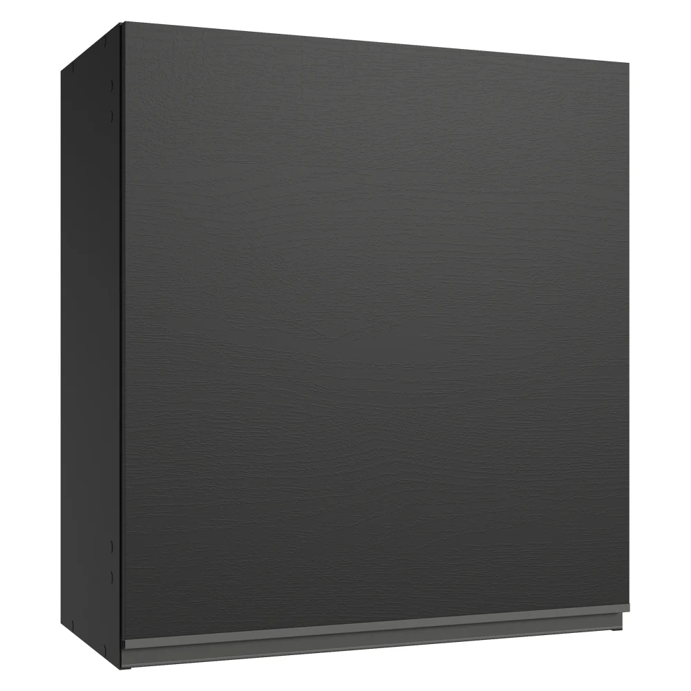 Armário Aéreo 60 cm 1 Porta Preto Nice Madesa