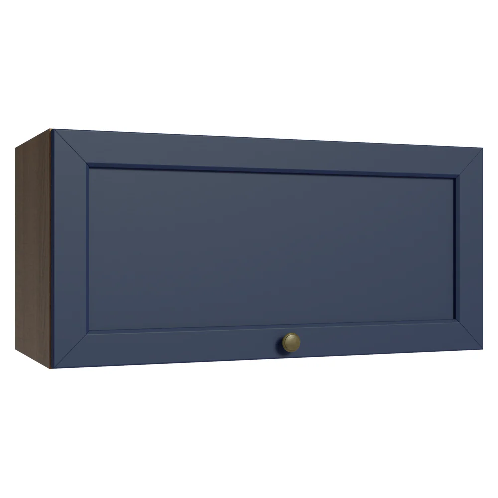 Armário Aéreo 70 cm 1 Porta Basculante Rustic/Azul Vik Madesa