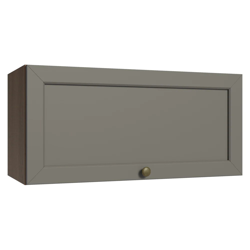 Armário Aéreo 70 cm 1 Porta Basculante Rustic/Cinza Vik Madesa