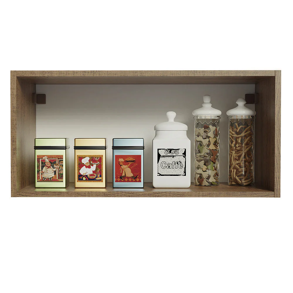Armário Aéreo 70 cm 1 Porta Basculante Rustic/Crema Agata Madesa - Image 3