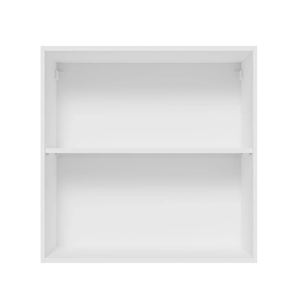 Armário Aéreo 70 cm 2 Portas Branco/Preto Glamy Madesa - Image 7