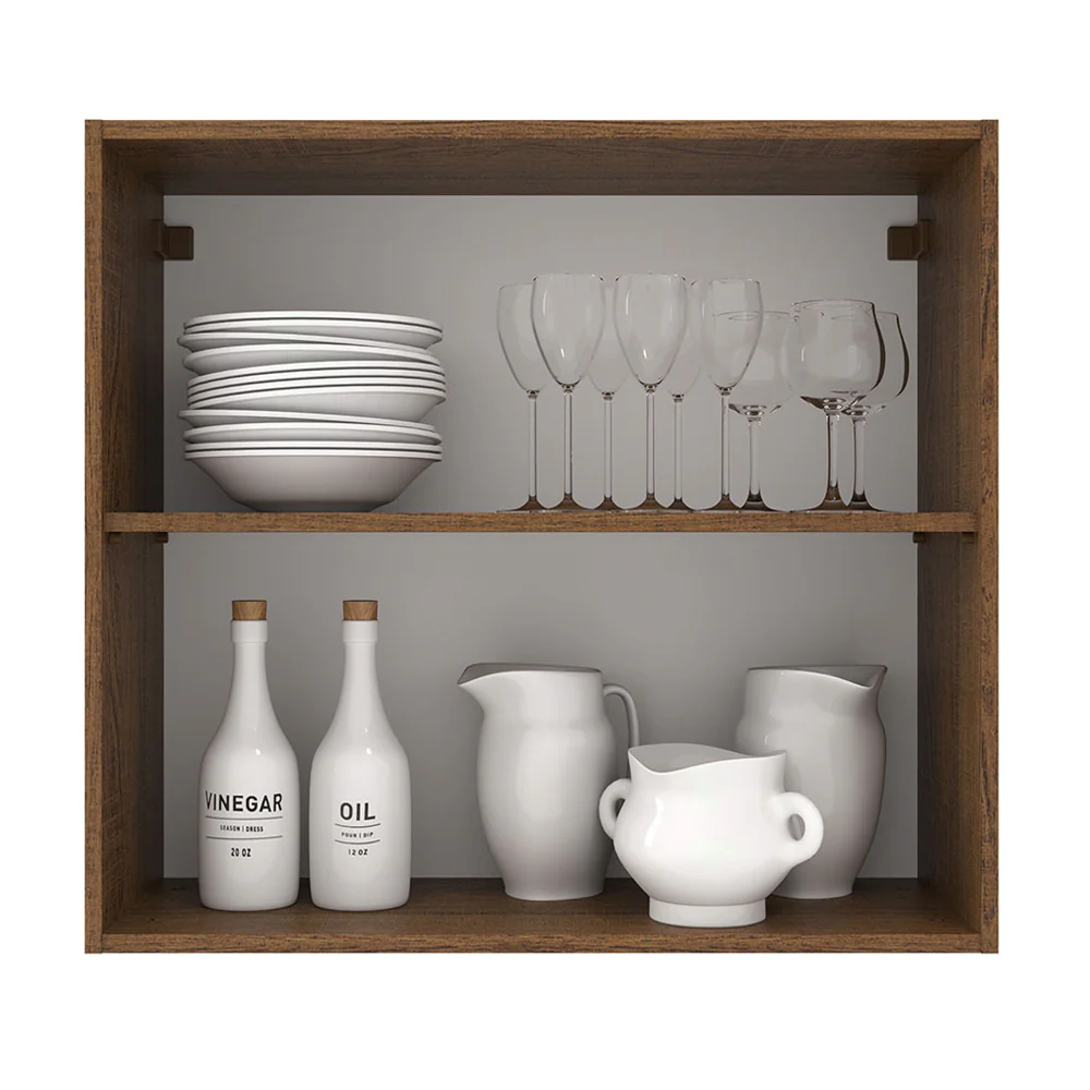 Armário Aéreo 70 cm 2 Portas Rustic/Crema Agata Madesa - Image 3