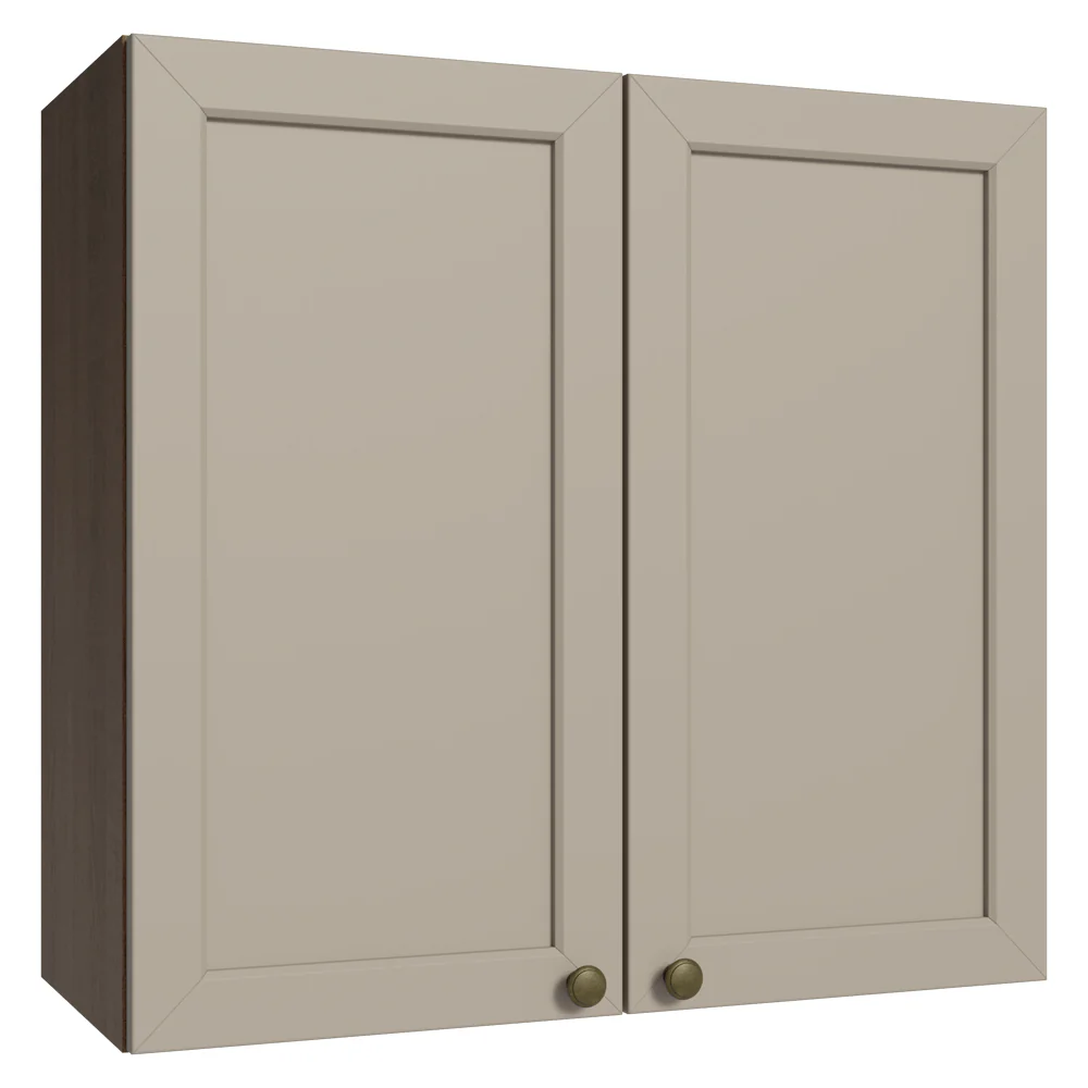 Armário Aéreo 70 cm 2 Portas Rustic/Crema Vik Madesa