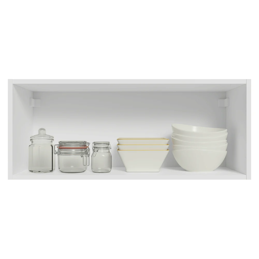 Armário Aéreo 80 cm 1 Porta Basculante Branco Vik Madesa - Image 4
