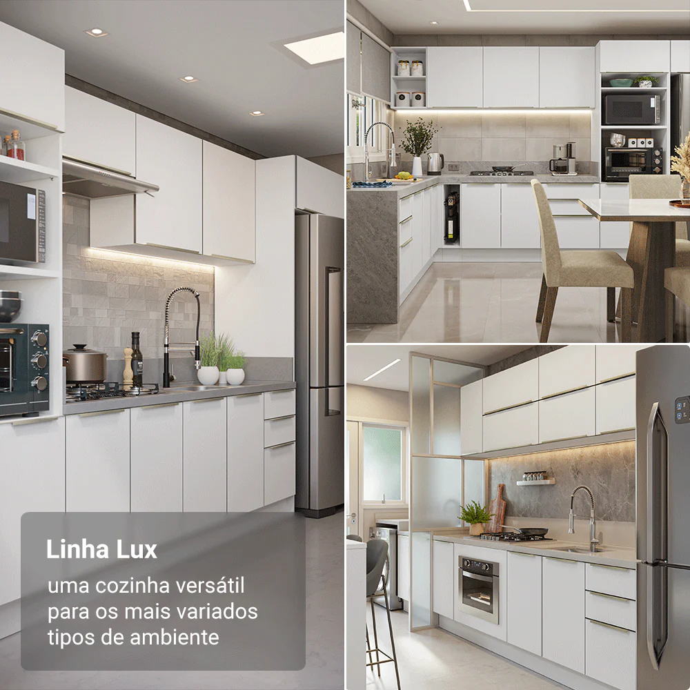 Armário Aéreo de Canto com Adega Acoplada Madesa Lux 1 Porta Branco/Branco Veludo - Image 6