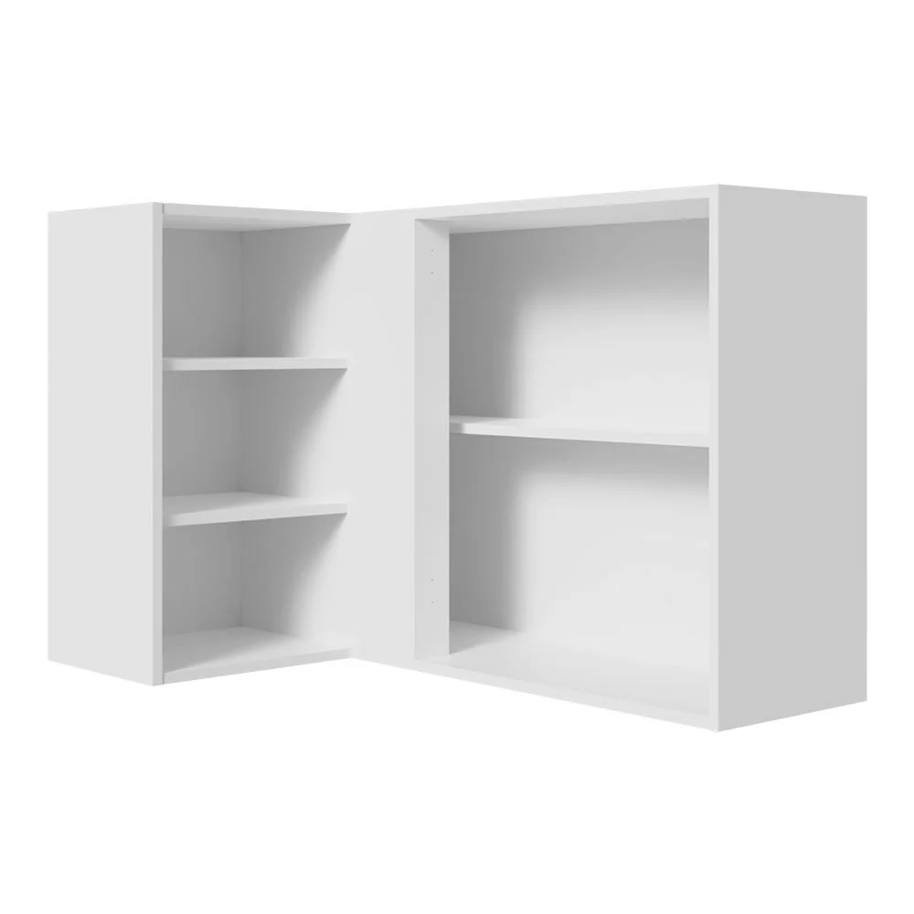Armário Aéreo de Canto Madesa Agata 1 Porta para linha de 60 cm de profundidade Branco - Image 5