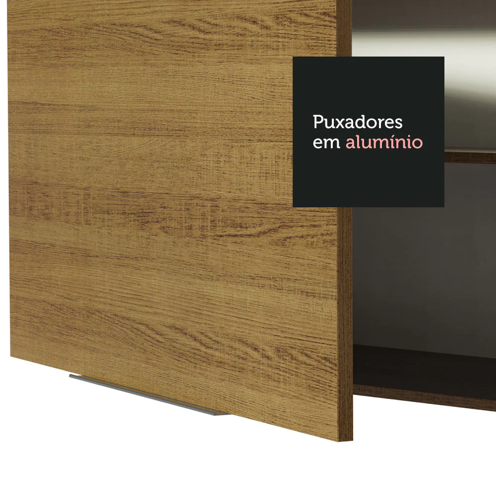 Armário Aéreo de Canto Madesa Stella 1 Porta para linha de 60 cm de profundidade Rustic - Image 5