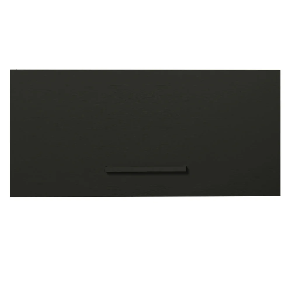 Armário Aéreo de Cozinha Madesa Agata 70 cm 1 Porta Basculante Rustic/Preto - Image 8
