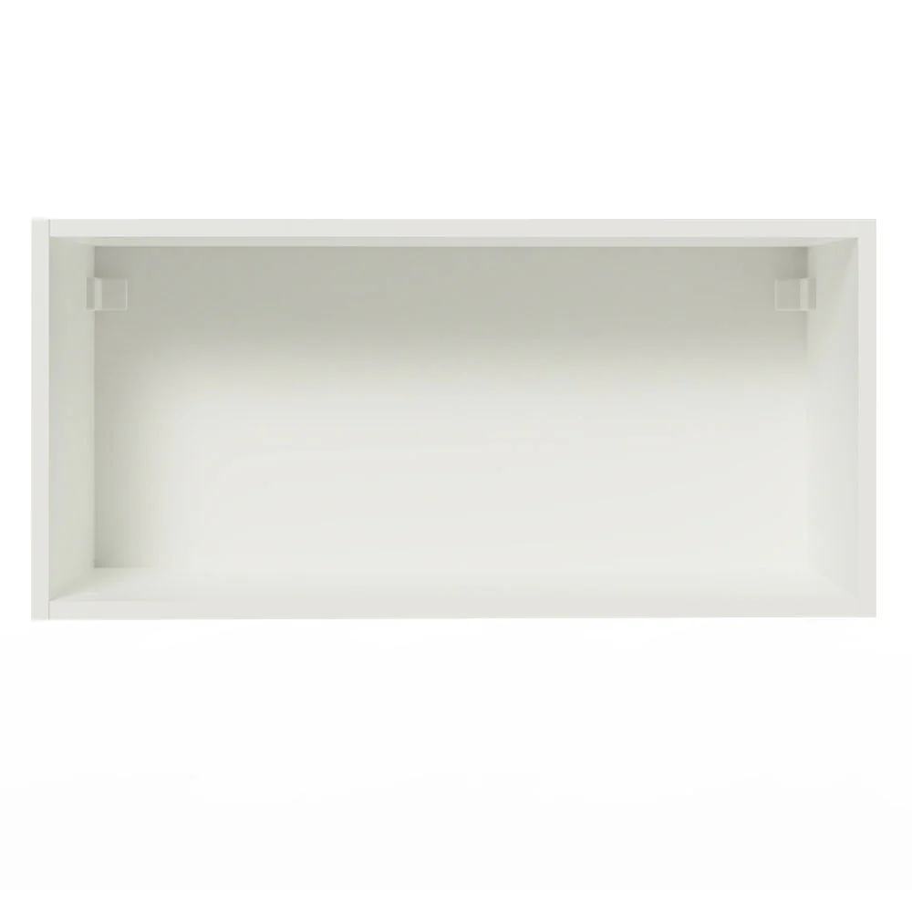 Armário Aéreo de Cozinha Madesa Glamy 70 cm 1 Porta Basculante Branco/Rustic - Image 9