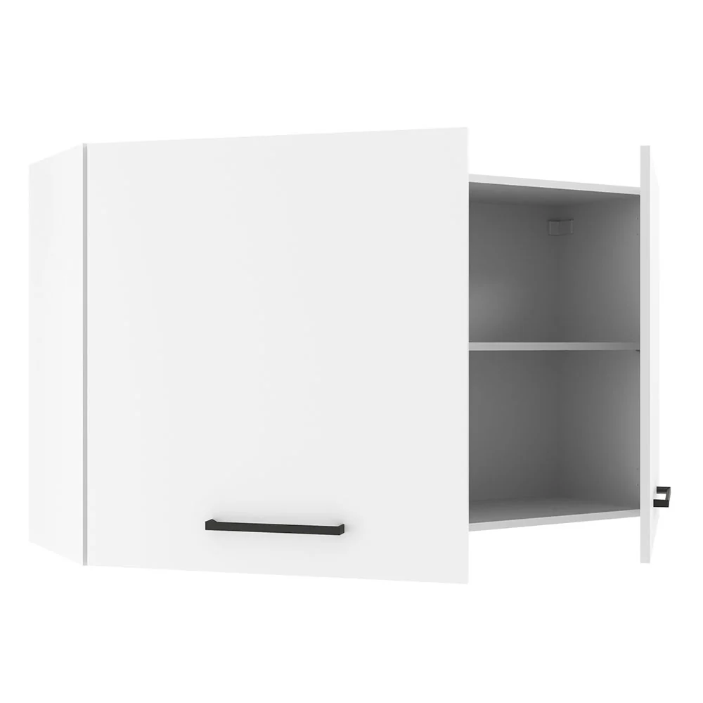 Armário Aéreo Madesa Agata 120 cm 2 Portas Branco - Image 4