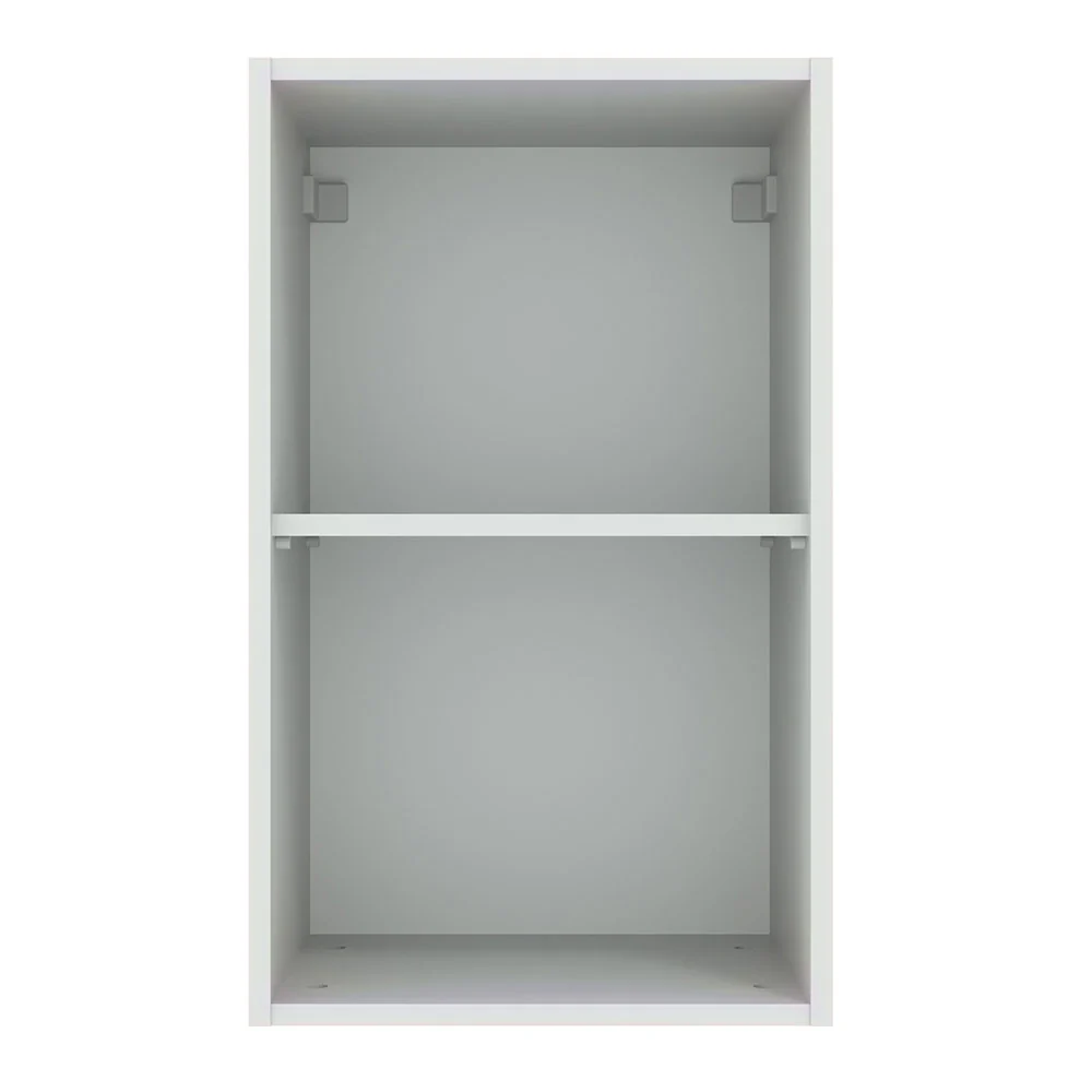 Armário Aéreo Madesa Agata 40 cm 1 Porta Branco/Cinza - Image 9
