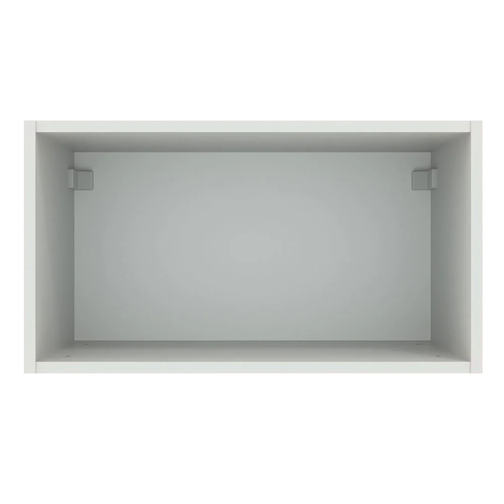 Armário Aéreo Madesa Agata 60 cm 1 Porta Basculante Branco/Cinza - Image 9