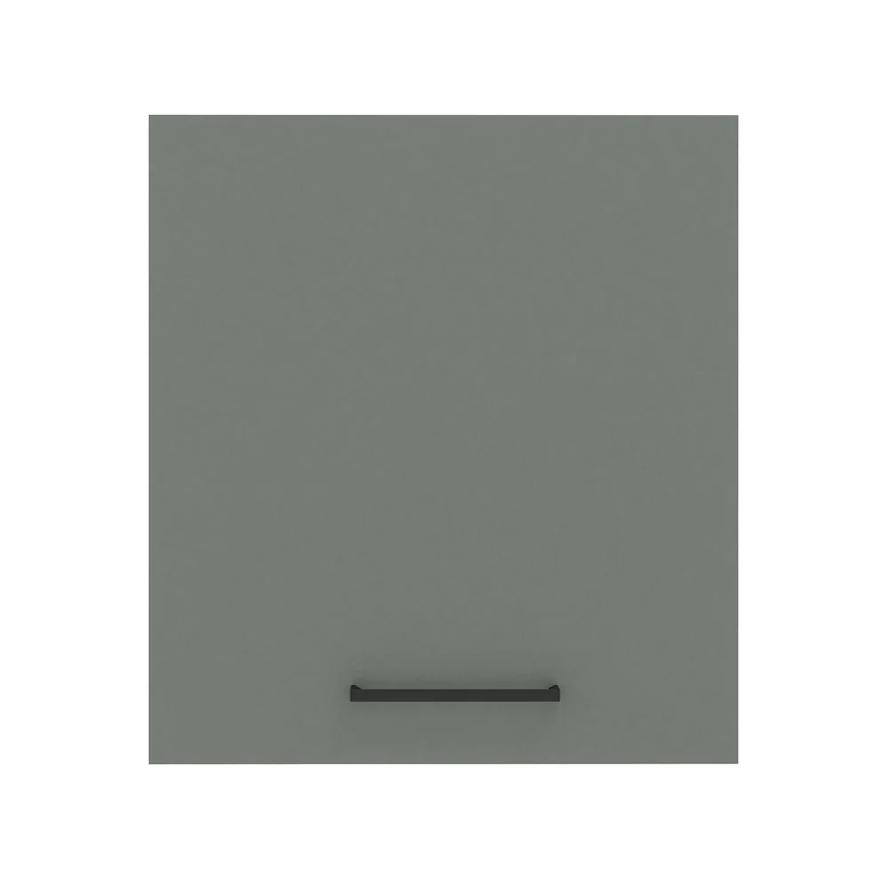 Armário Aéreo Madesa Agata 60 cm 1 Porta Branco/Cinza - Image 8