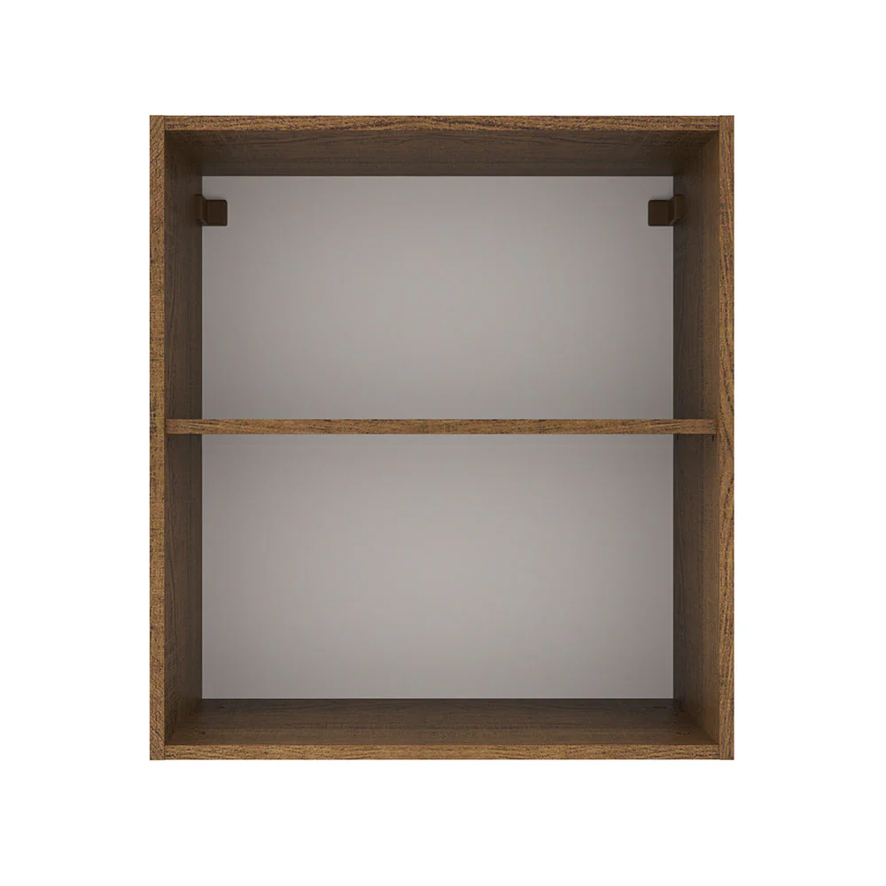 Armário Aéreo Madesa Agata 60 cm 1 Porta Rustic/Cinza - Image 9