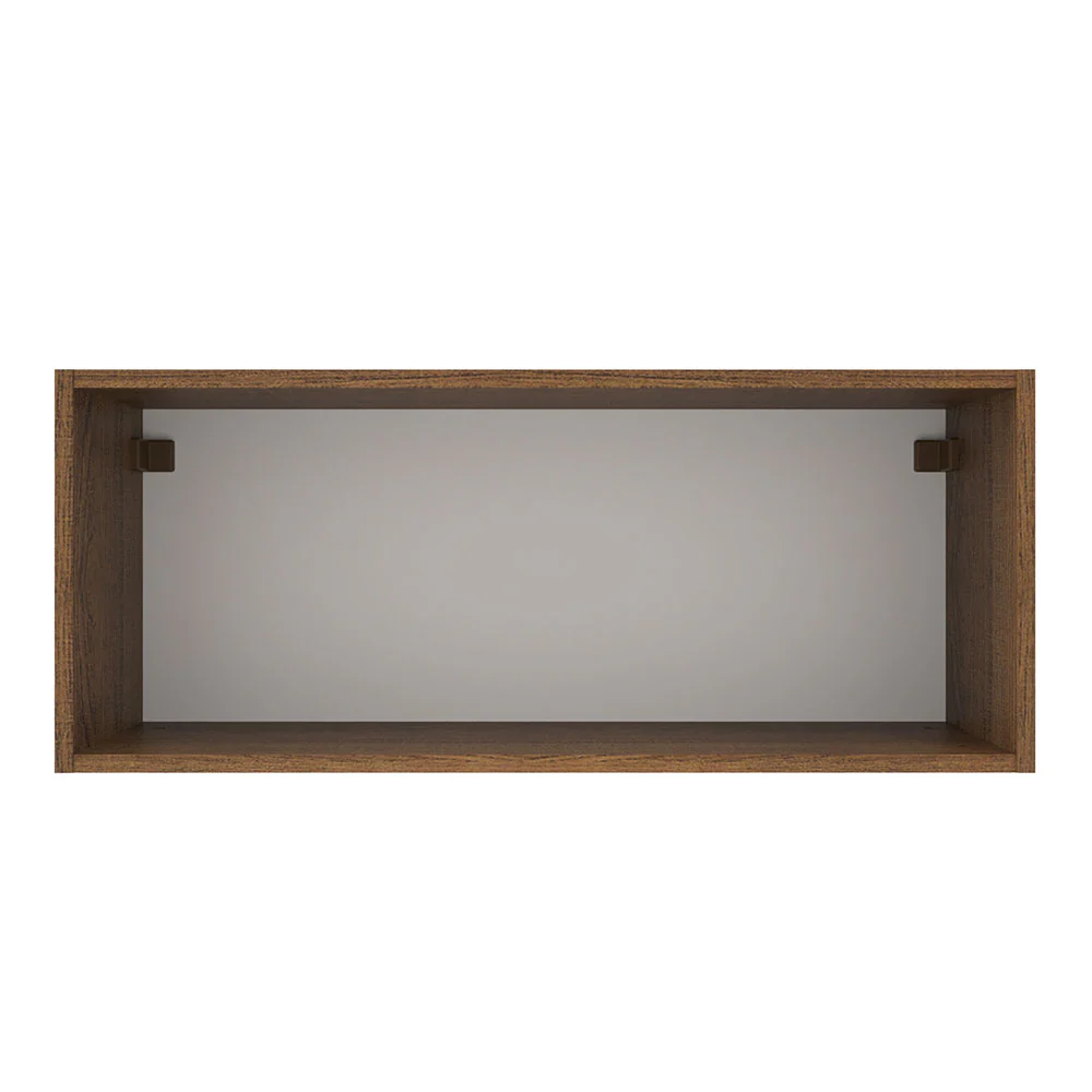 Armário Aéreo Madesa Agata 80 cm 1 Porta Basculante Rustic/Preto - Image 9