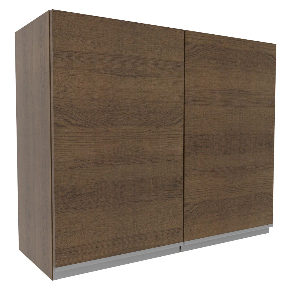 Armário Aéreo Madesa Glamy 80 cm 2 Portas Rustic