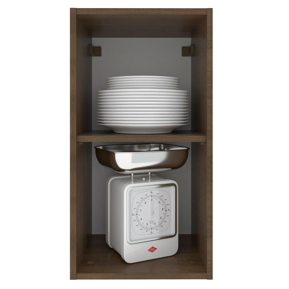 Armário Aéreo Madesa Stella 35 cm 1 Porta Rustic/Branco - Image 3