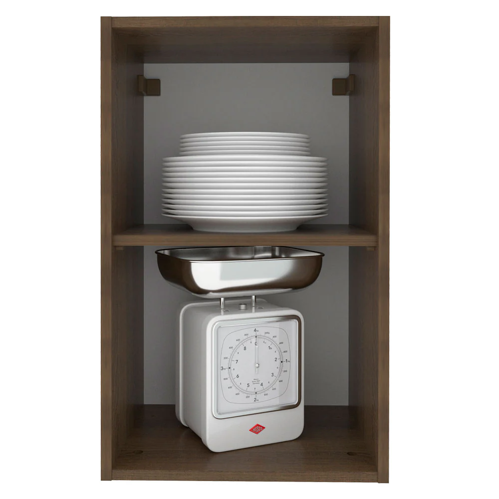 Armário Aéreo Madesa Stella 40 cm 1 Porta Rustic/Branco - Image 3