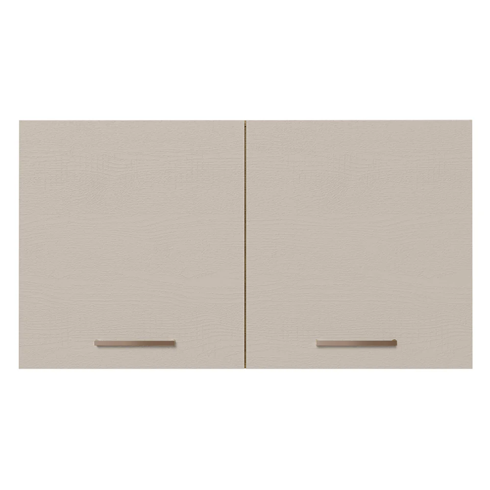 Armário Aéreo Multiuso 120cm 2 Portas Rustic/Crema Agata Madesa - Image 7