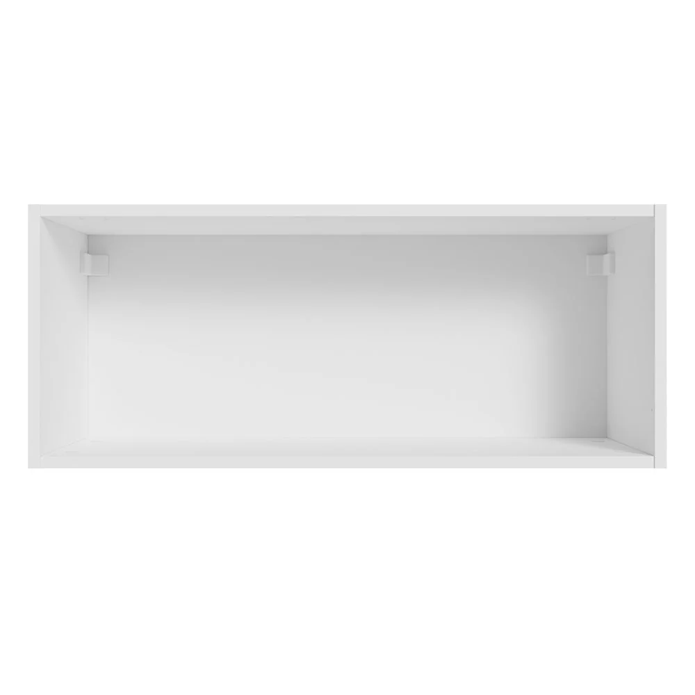 Armário Aéreo Multiuso 80cm 1 Porta Basculante Branco/Crema Agata Madesa - Image 5