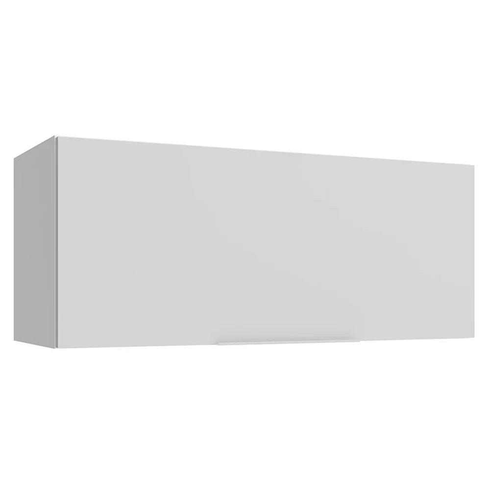 Armário Aéreo para Quarto 80 cm 1 Porta Basculante Branco Neo Madesa
