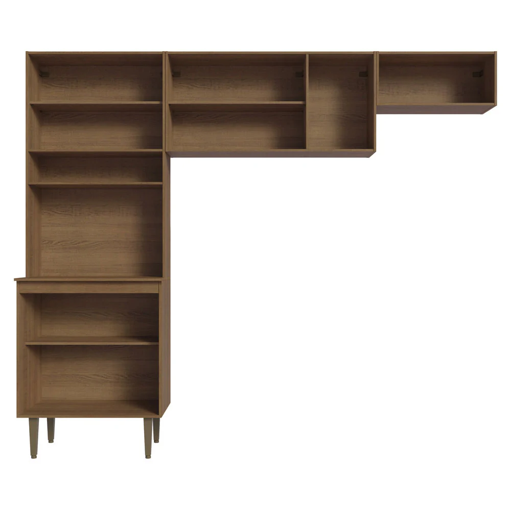 Armário de Cozinha Compacta Quiosque 235cm Rustic Gourmet Madesa 01 - Image 9