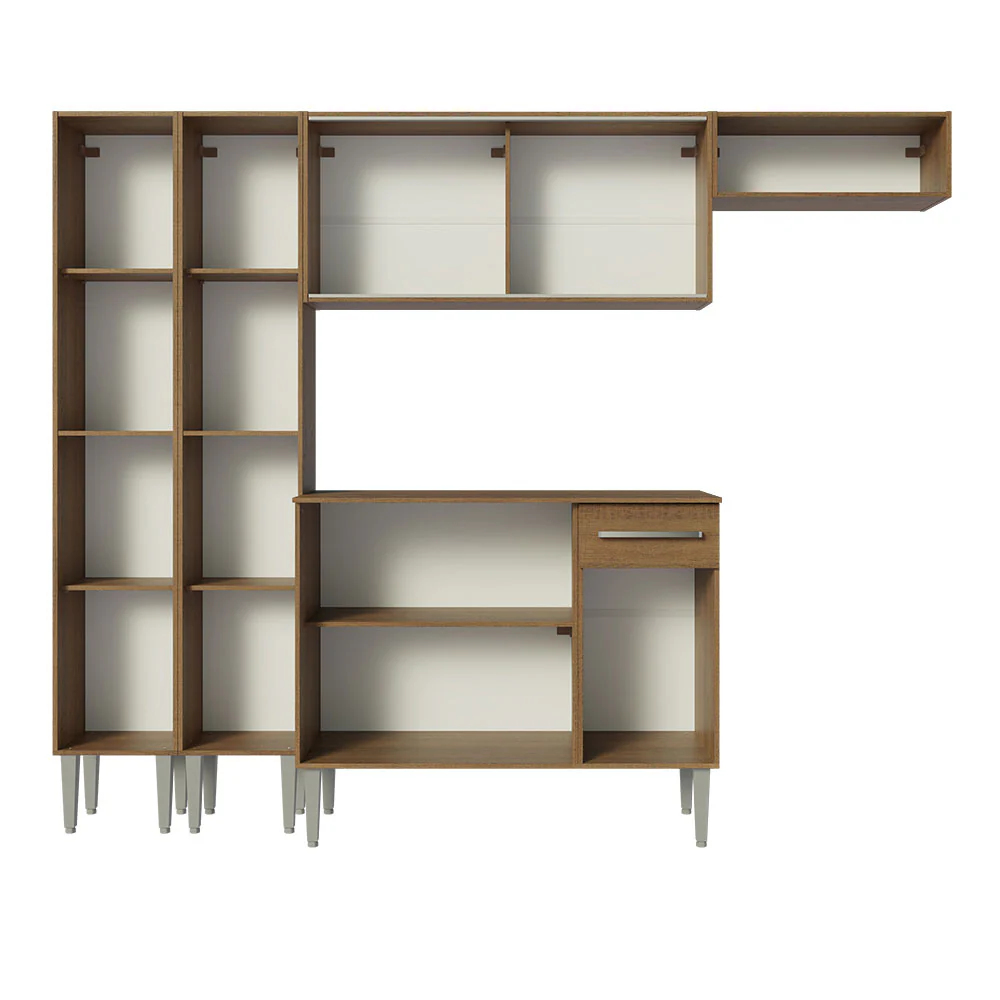 Armário de Cozinha Completa 229cm Rustic Emilly Madesa 09 - Image 6