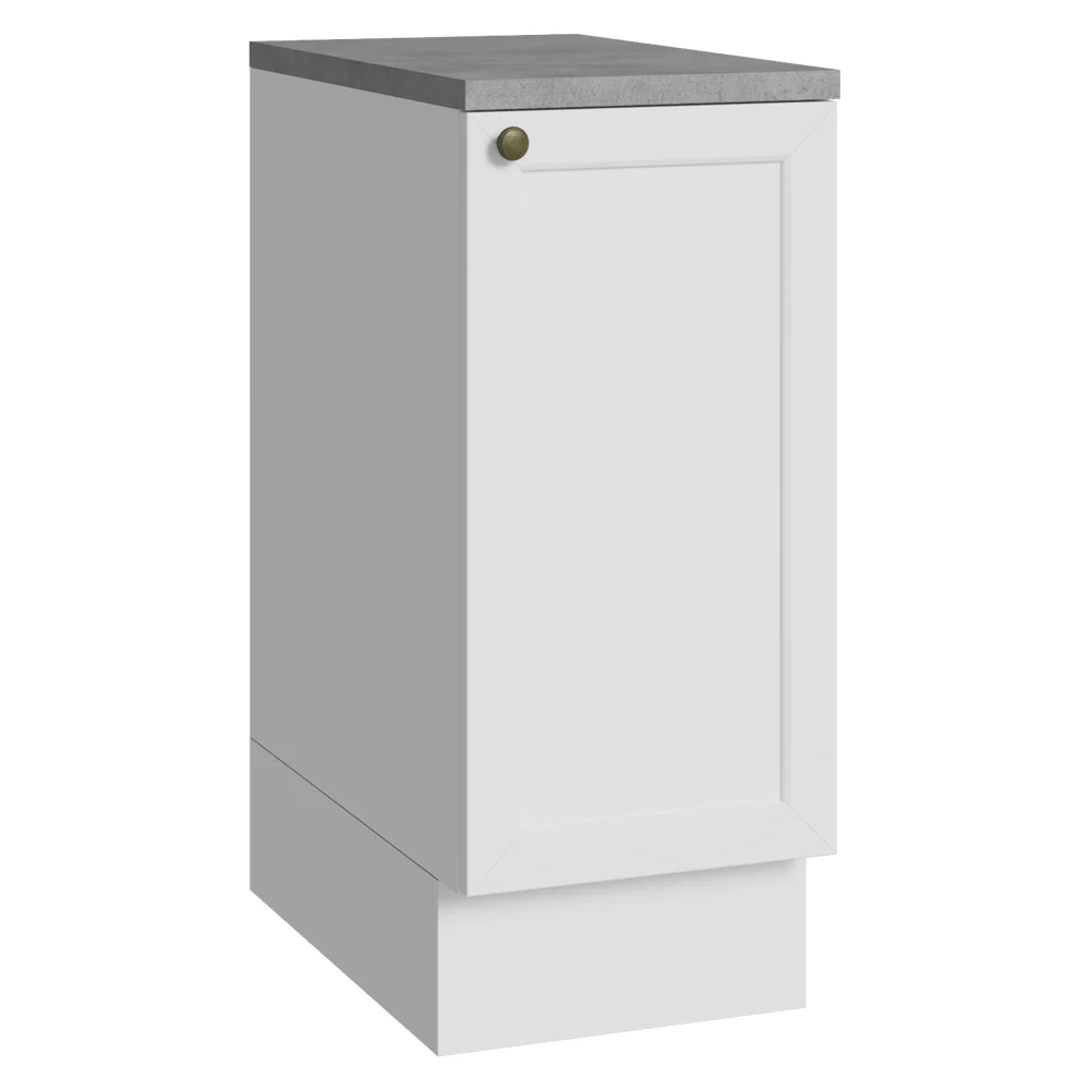 Balcão de Cozinha 35 x 60 cm 1 Porta (Com Tampo) Branco Vik Madesa