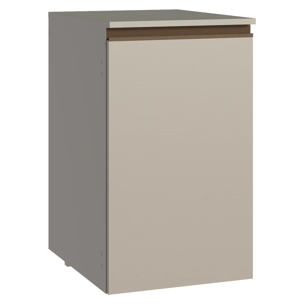 Balcão de Cozinha 40 cm 1 Porta Suspenso Crema Nice Madesa