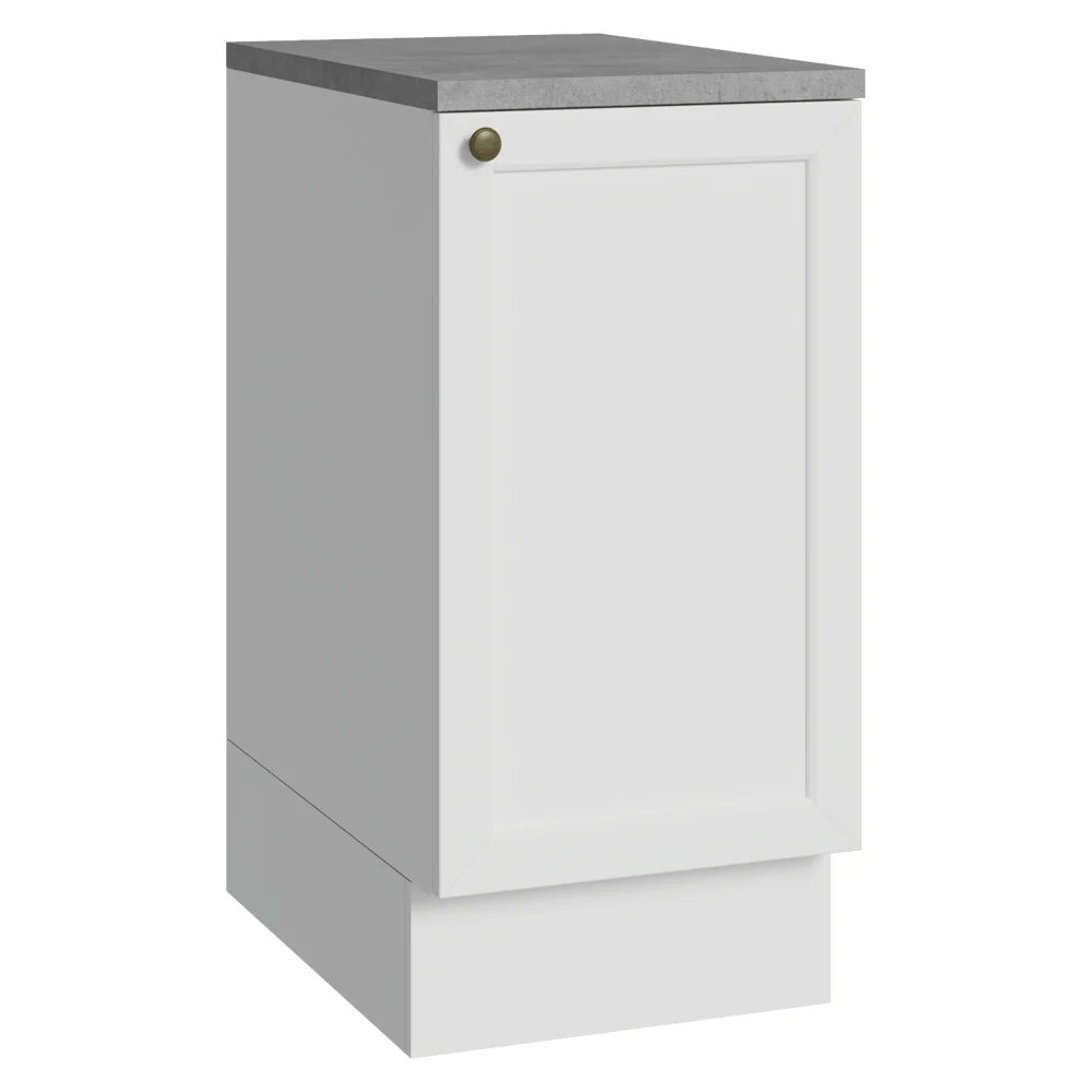 Balcão de Cozinha 40 cm 1 Porta Branco Vik Madesa