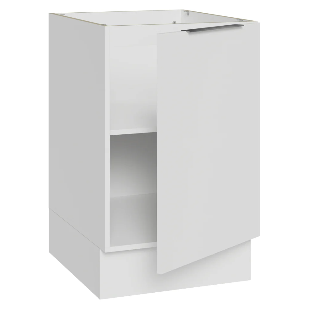 Balcão de Cozinha 50 x 60cm 1 Porta (Sem Tampo) Branco Stella Madesa - Image 6