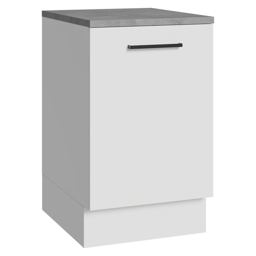 Balcão de Cozinha 50cm 1 Porta Branco Agata Madesa