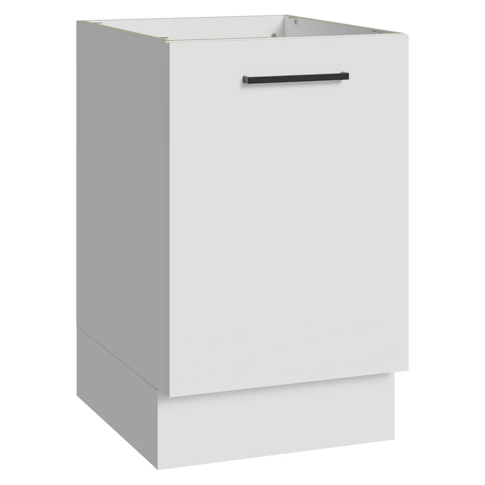 Balcão de Cozinha 50cm 1 Porta (Sem Tampo) Branco Agata Madesa