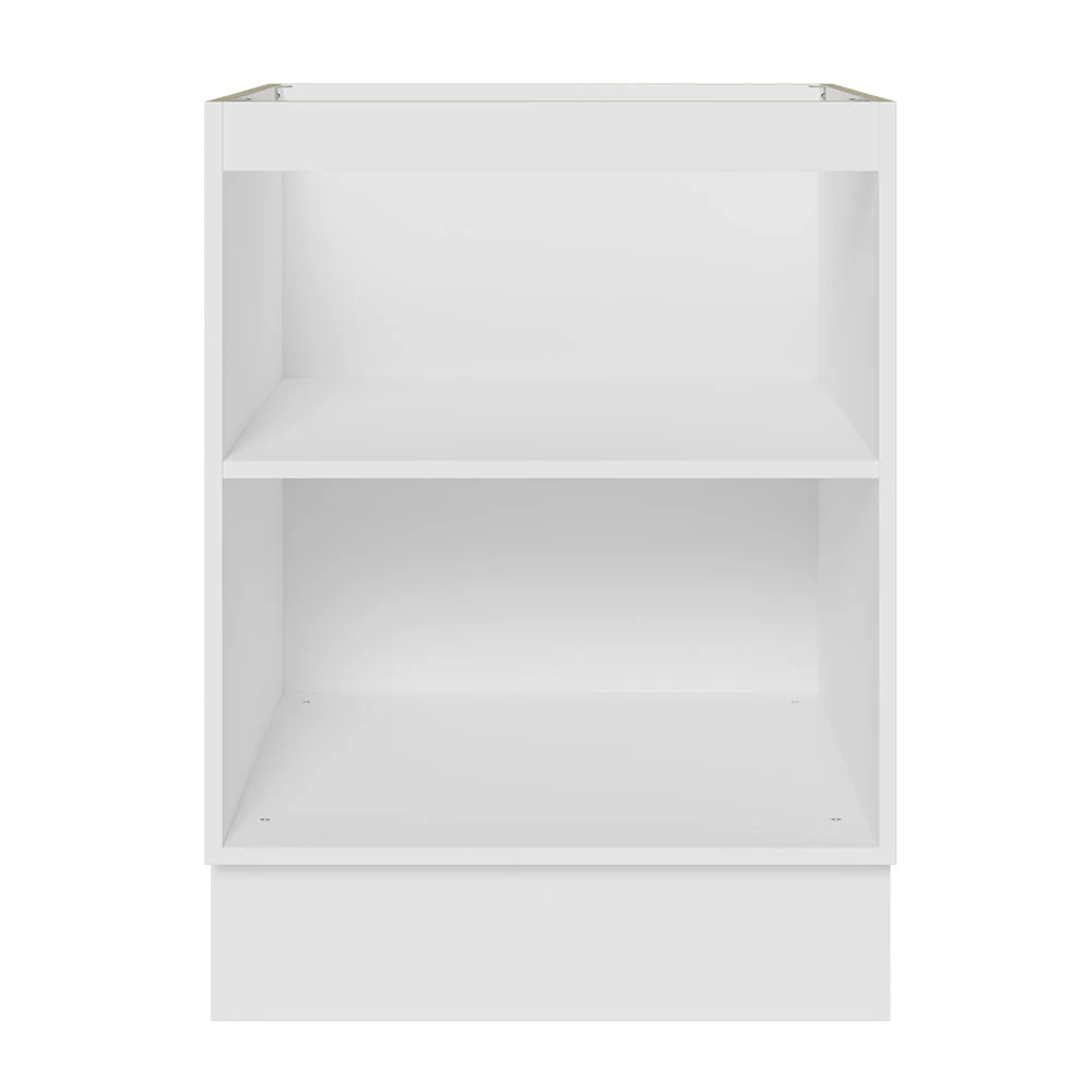Balcão Cozinha 60 x 60 cm 1 Porta (Sem Tampo) Branco/Rustic Glamy Madesa - Image 6