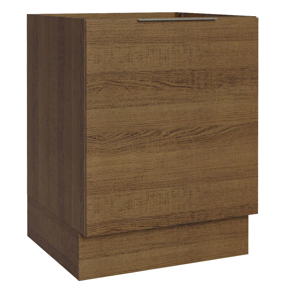 Balcão Cozinha 60 x 60 cm 1 Porta (Sem Tampo) Rustic Stella Madesa