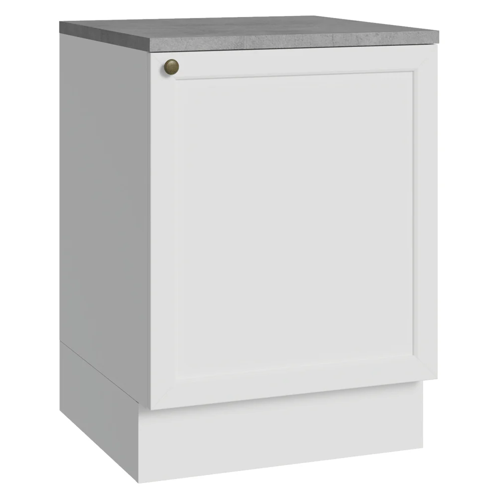 Balcão de Cozinha 60 cm 1 Porta Branco Vik Madesa