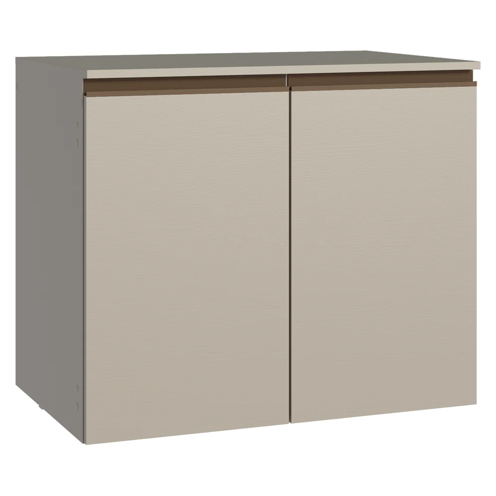 Balcão de Cozinha 80 cm 2 Portas Suspenso Crema Nice Madesa